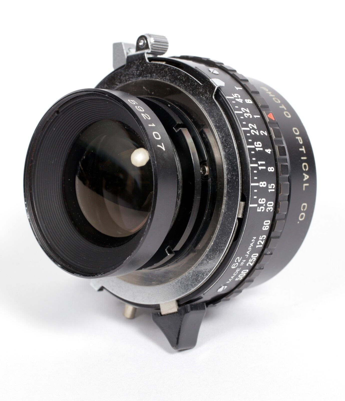 Fuji Fujinon W (black) 125mm F5.6 lens in Copal #0 shutter #107
